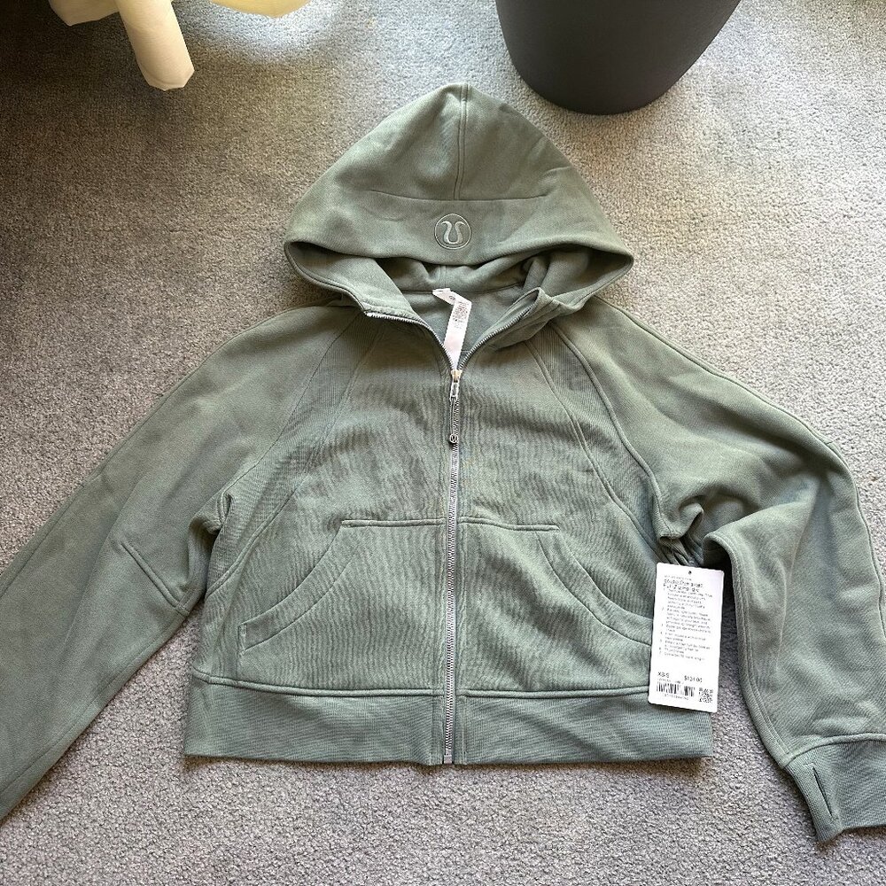 Lululemon Scuba Oversized Full-Zip Hoodie (Green)